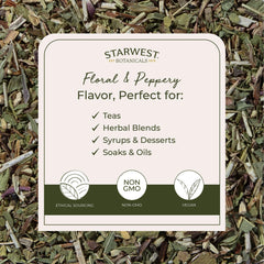 Starwest Botanicals loose cut and sifted Echinacea Angustifolia ideal for infusions