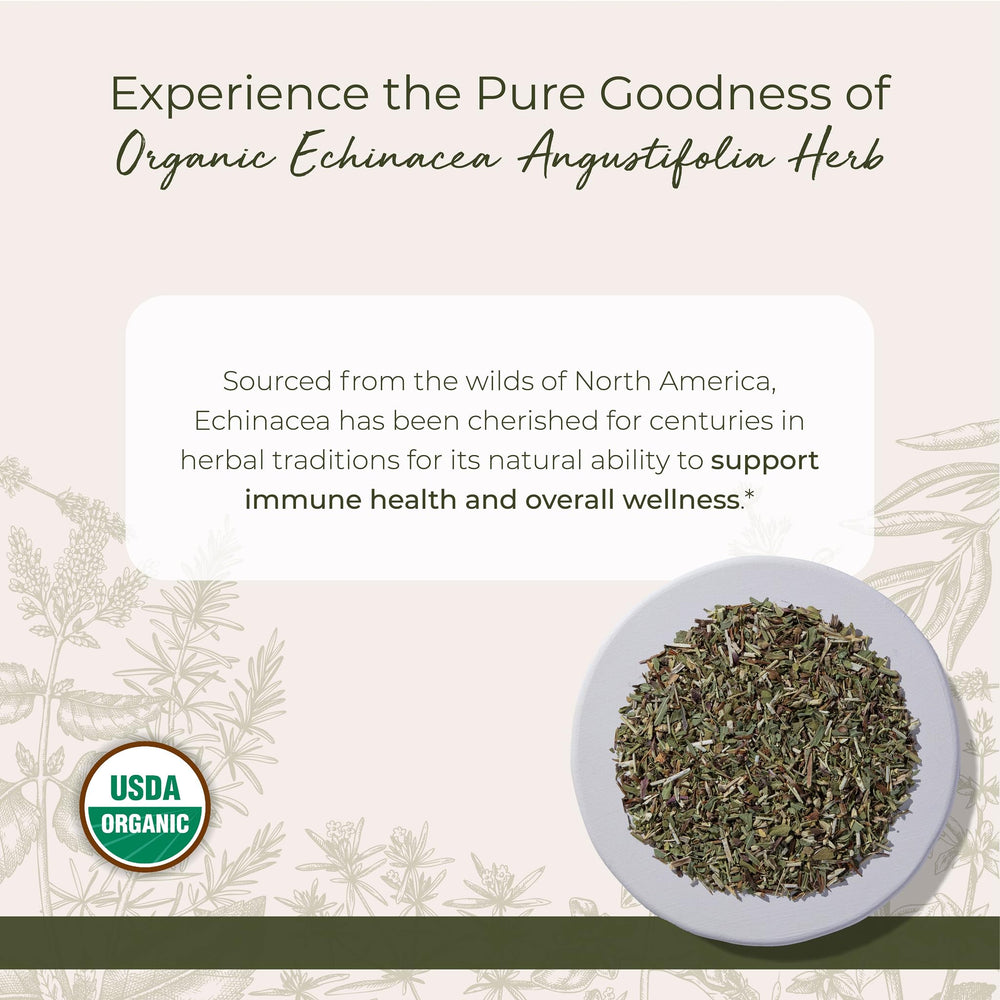 Starwest Botanicals organic Echinacea Angustifolia in a standing pouch for premium blends