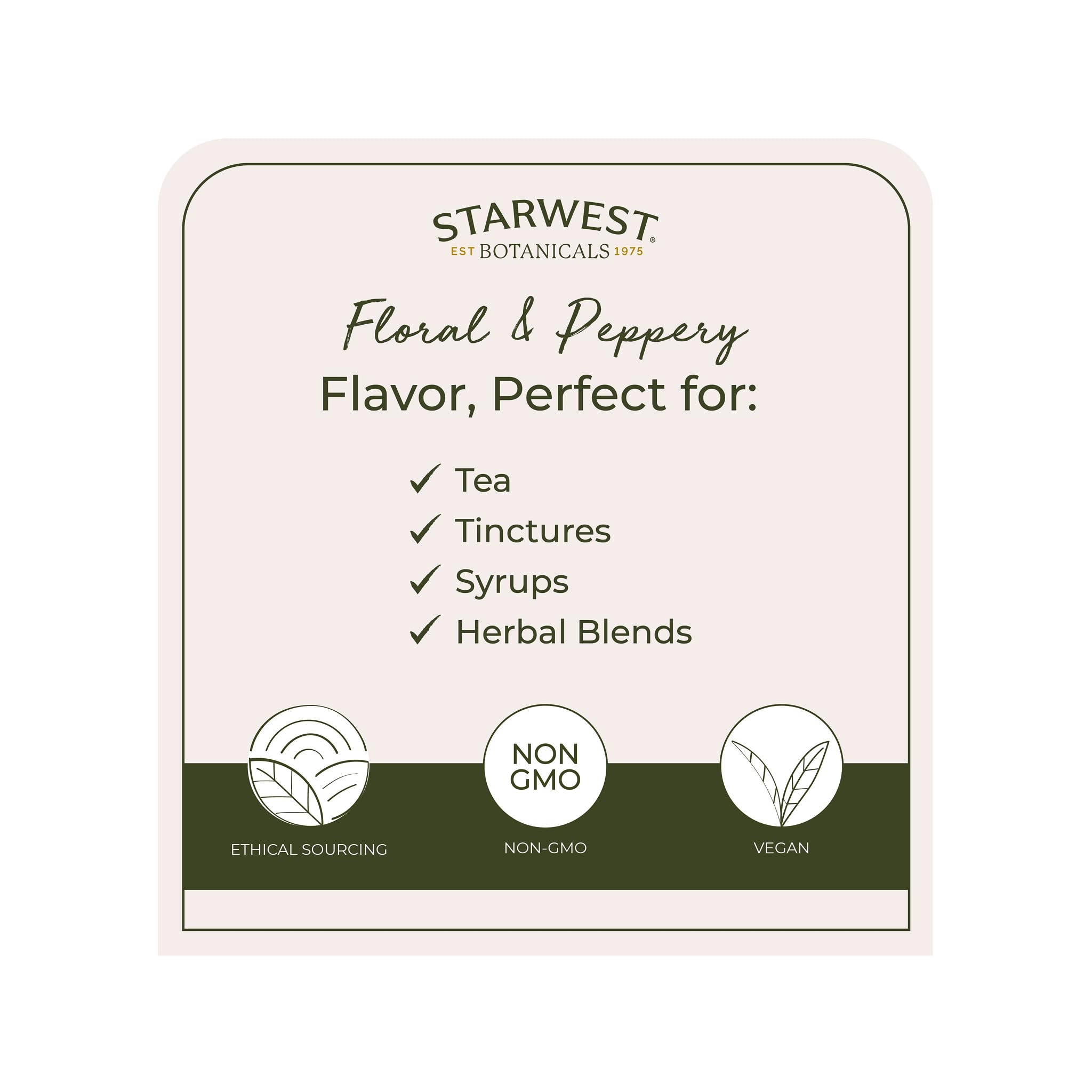 Close-up of earthy aroma in Starwest echinacea powder