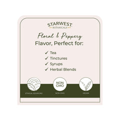 Close-up of earthy aroma in Starwest echinacea powder