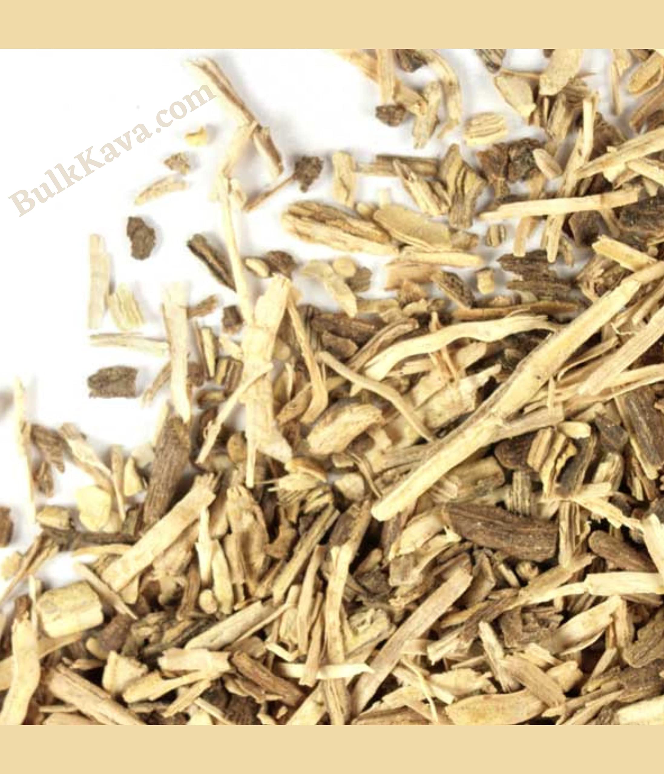 Starwest Botanicals Kava root CS closeup for aromatic tea preparation.