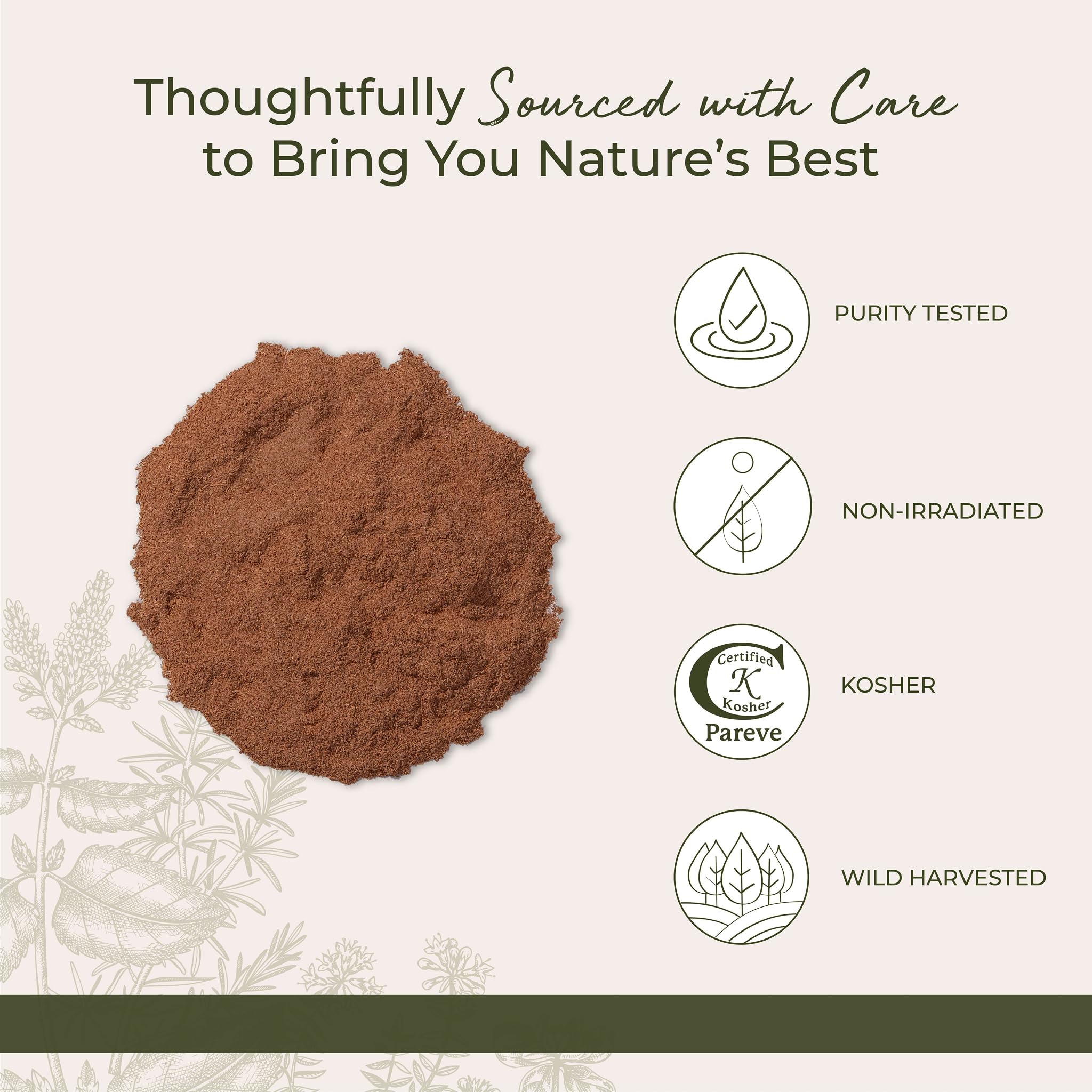 Starwest Botanicals Kosher-certified Cat's Claw Bark Powder for cooking