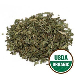 Starwest Botanicals Lemon Balm leaf bag, ideal for loose-leaf tea and herbal blends.