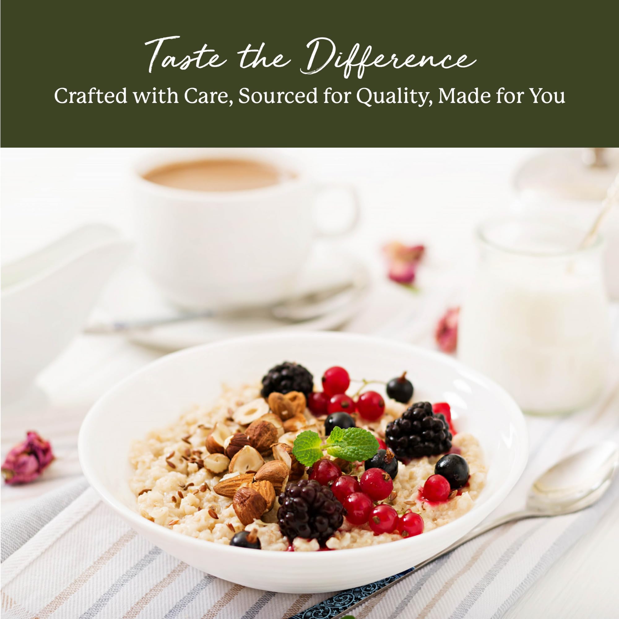 Starwest Botanicals Milk Thistle Seed added to oatmeal and yogurt for flavor.