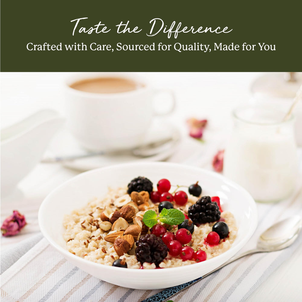 Starwest Botanicals Milk Thistle Seed added to oatmeal and yogurt for flavor.