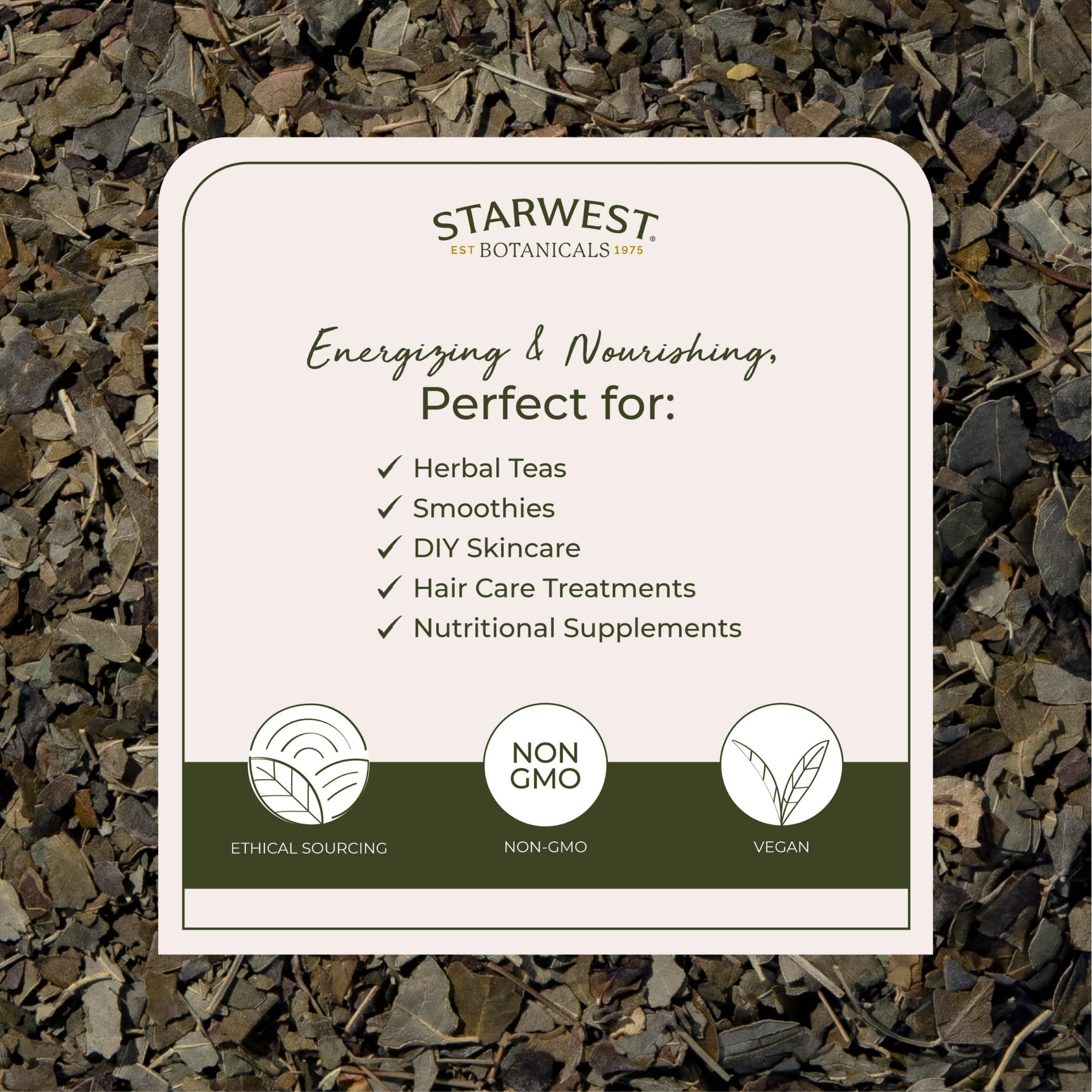 Starwest Botanicals Moringa leaf capsules pack for convenient daily nutrition.
