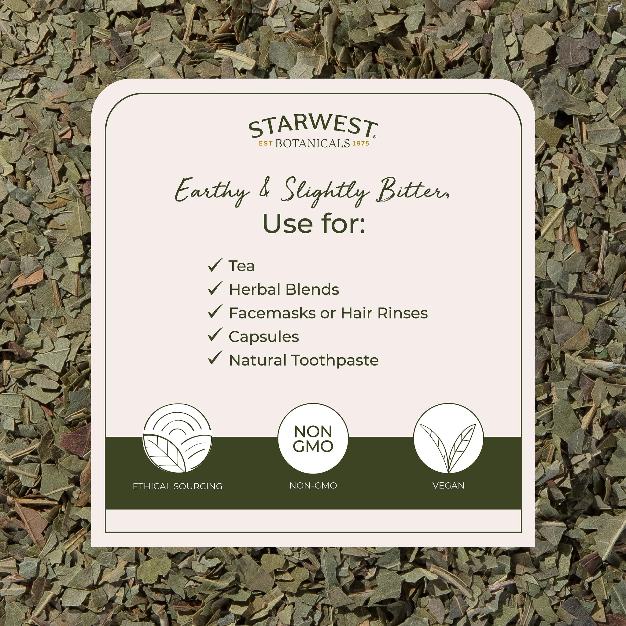 Starwest Botanicals Neem Leaf C/S bulk stock emphasizes value for long-term use.