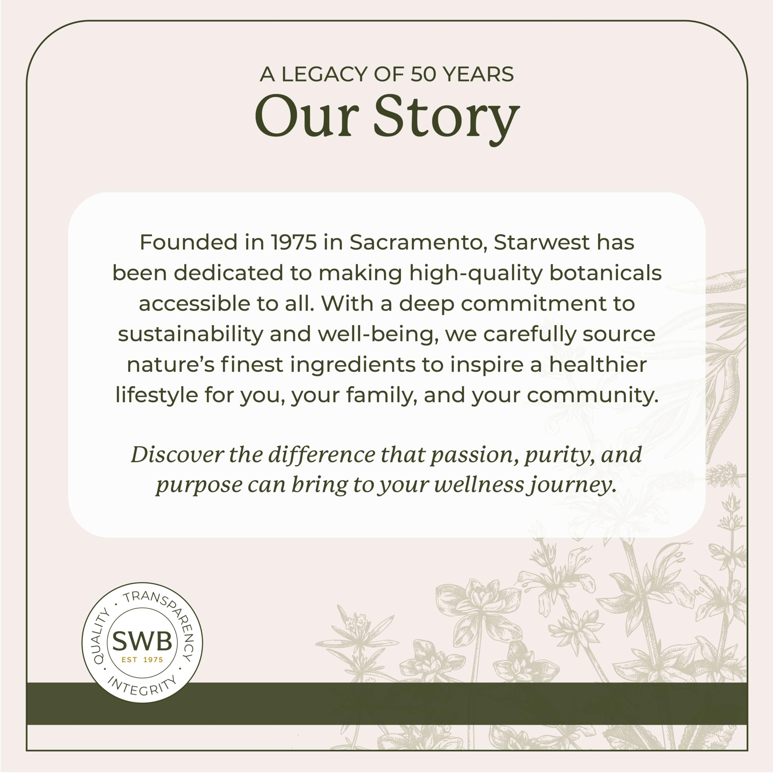 Starwest Botanicals Oregon Grape Root wildcrafted origin supports purity