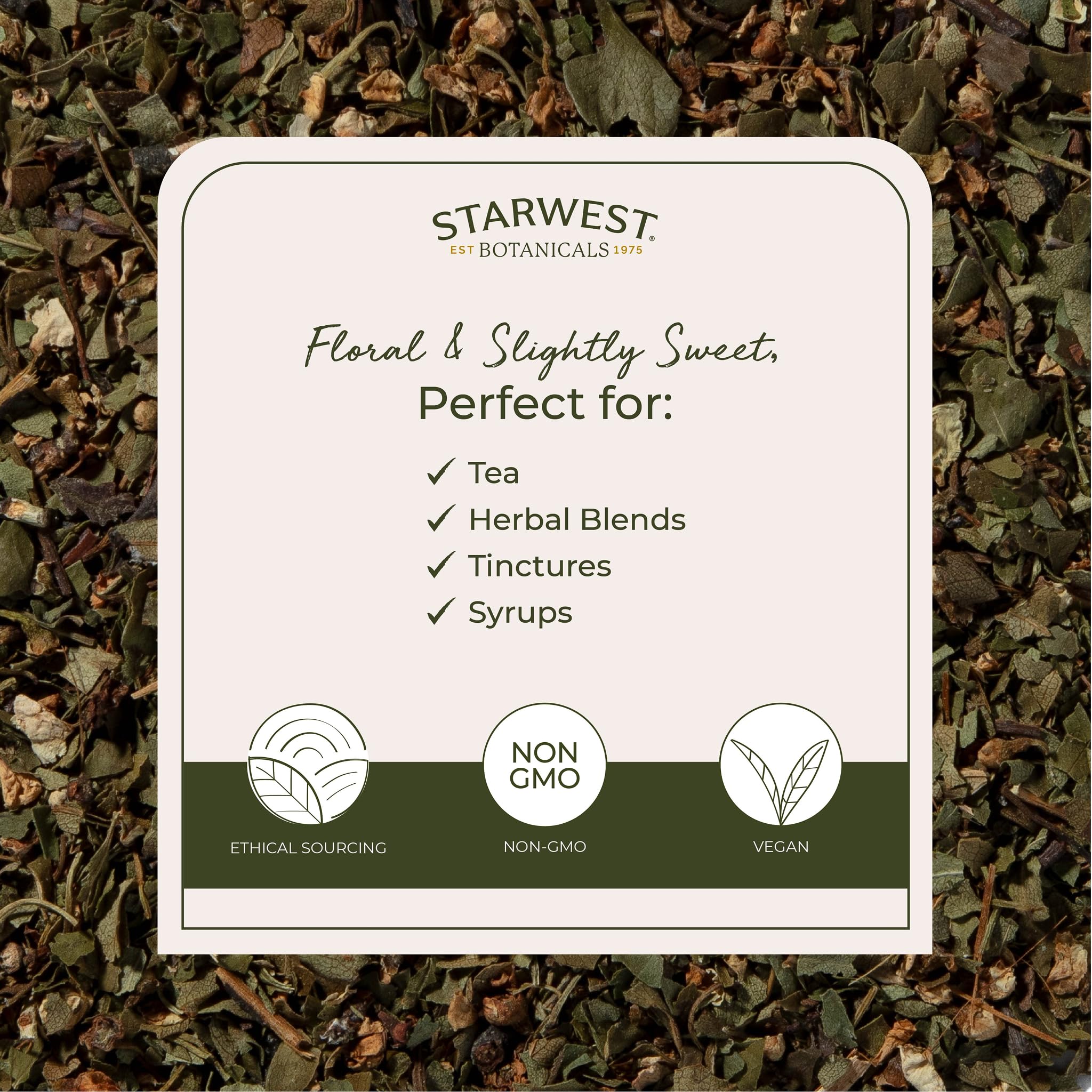 Starwest Botanicals Organic-certified hawthorn leaves for organic quality
