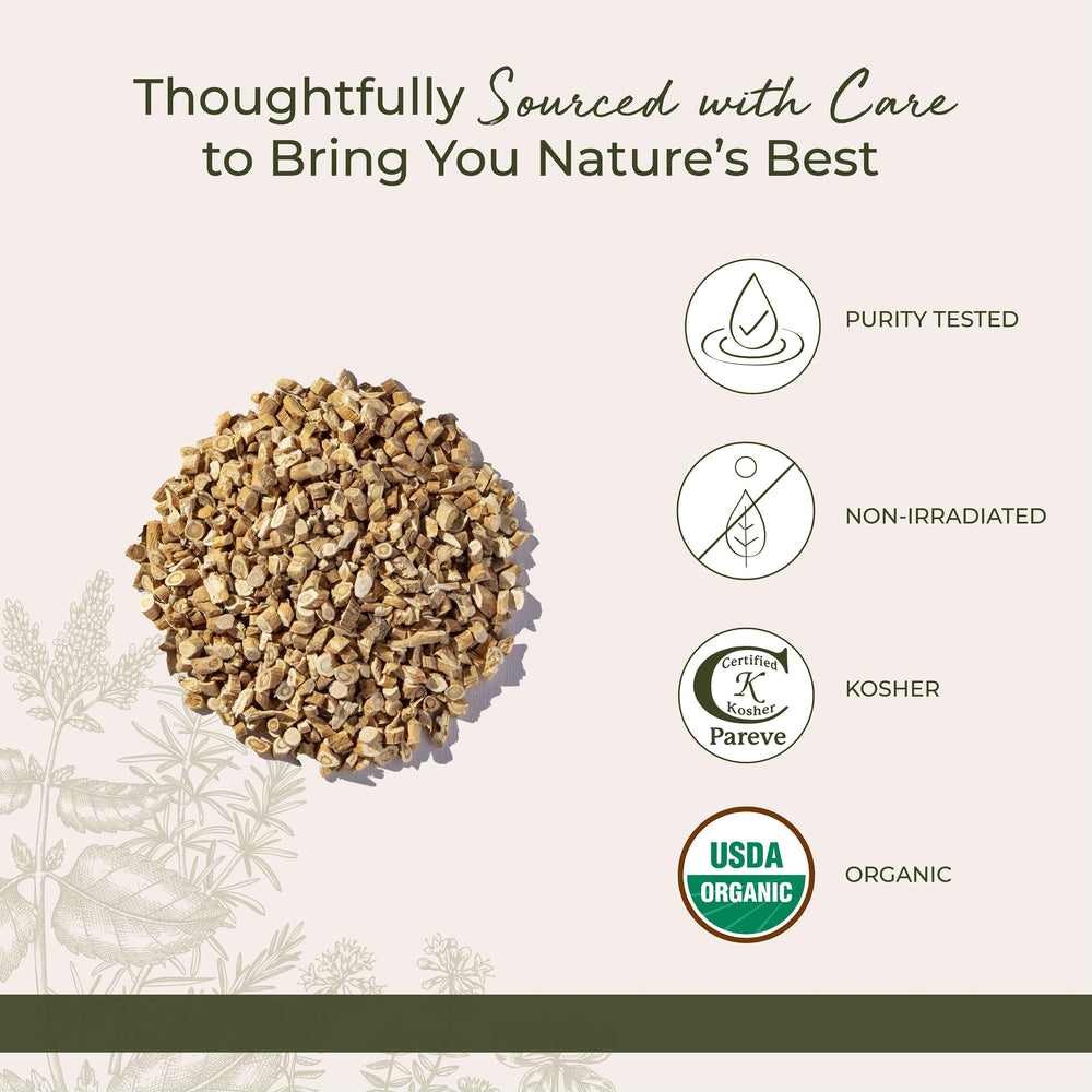 Organic Kosher-certified Starwest Astragalus root packaging label