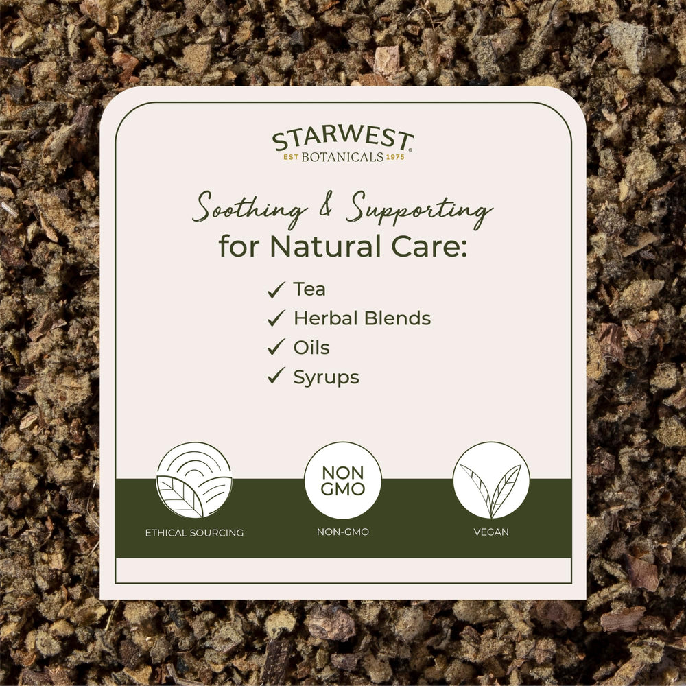 Starwest Botanicals organic-kosher-mullein-leaf-label, certified quality for everyday use.