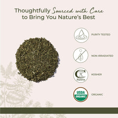 Starwest Botanicals nettle leaf organic and kosher certified for quality.