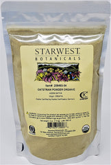 Starwest Botanicals Organic Oatstraw Powder for smoothies and herbal blends.