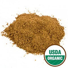 Starwest Botanicals Organic White Oak Bark Powder jar with scoop for easy measuring.