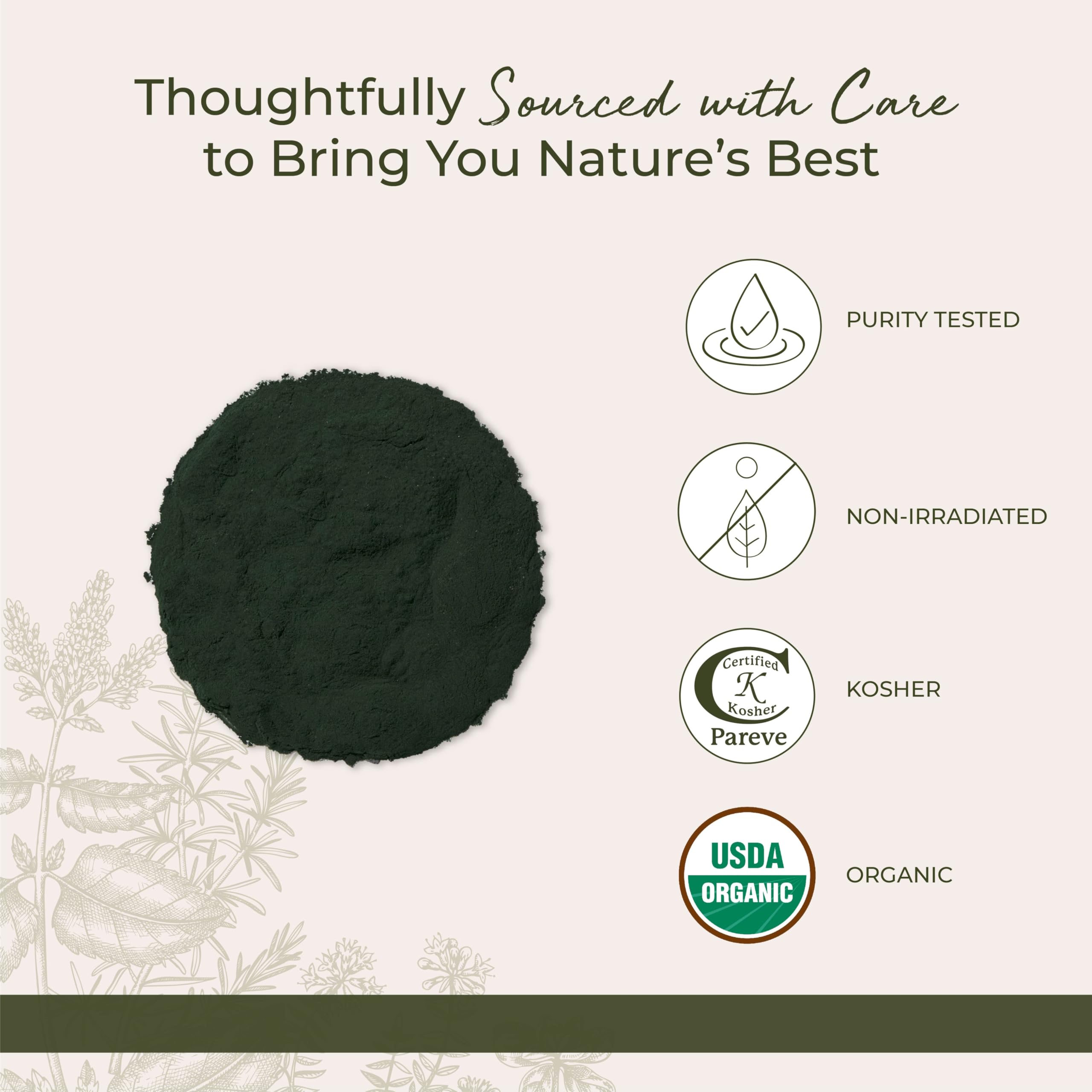 Starwest Spirulina powder dissolving in a glass, vibrant blue-green health drink