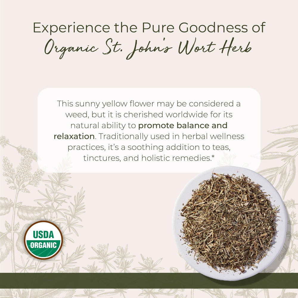 Starwest Botanicals St John's Wort loose-leaf herb for blends