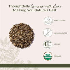 Starwest Botanicals Burdock Root used in rice and pasta dishes for depth.