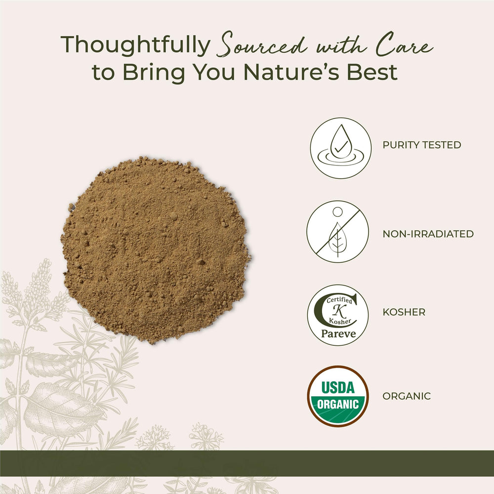 Starwest Calendula powder in a baking bowl, enhances aroma and color.
