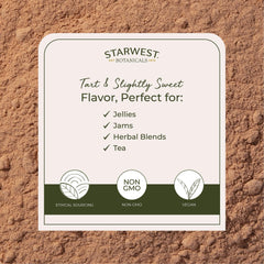 Starwest Hawthorn Berry Powder spoon dispense for easy measuring.