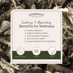 Starwest Marshmallow Root organic-certified and kosher verified product