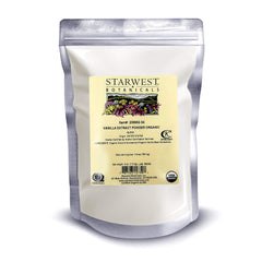 Starwest Botanicals Organic Vanilla Extract Powder bottle for baking and flavor enhancement
