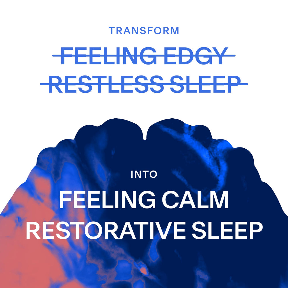 STASIS Nighttime capsules being poured for easy nightly supplementation