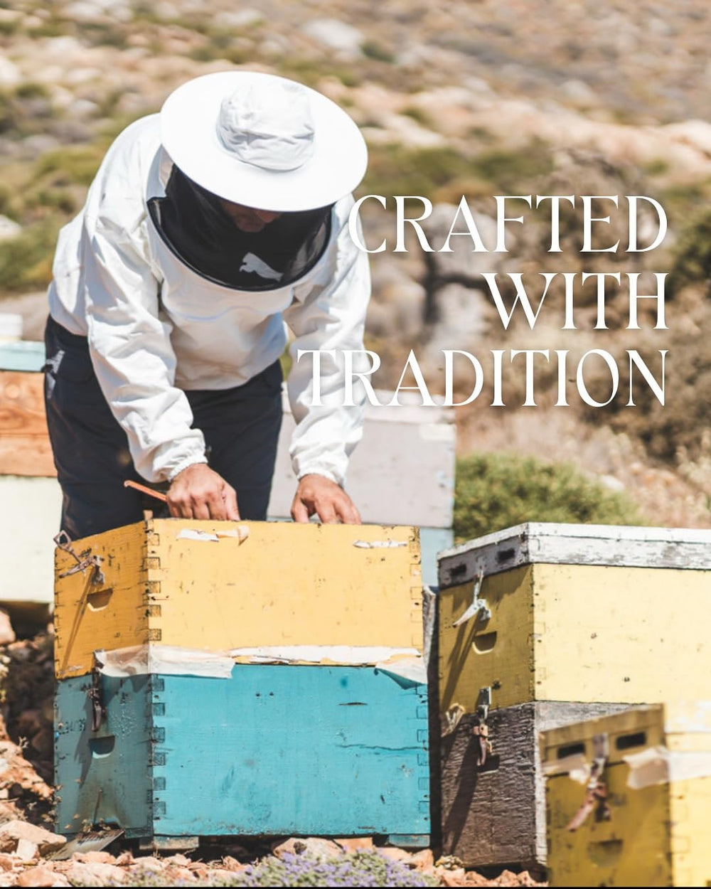 Ingredients spotlight showing sesame seeds and thyme honey for natural snacking.