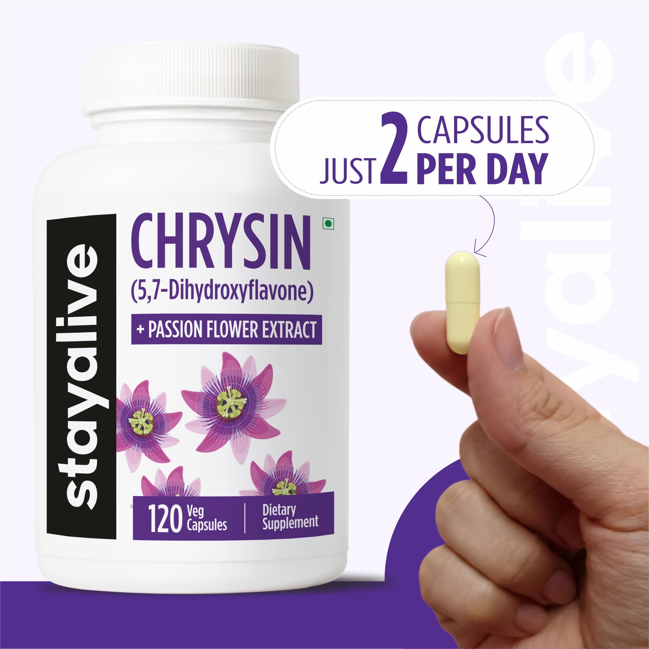 Stay Alive bottle with pour, easy dosage for a smooth daily routine.