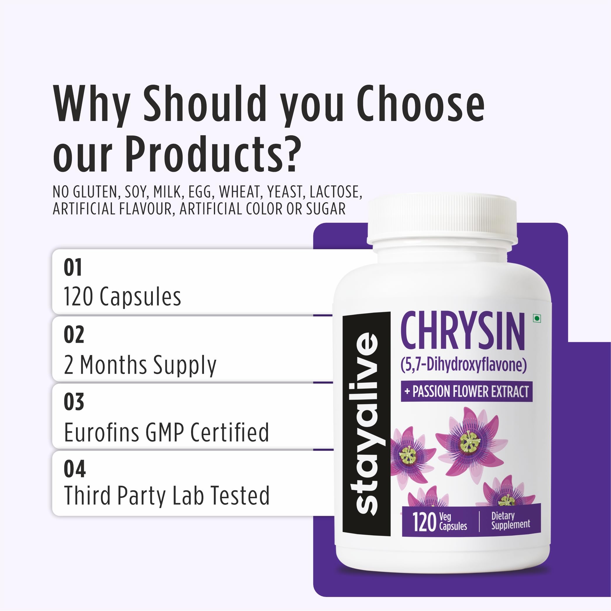Stay Alive vegan capsules on packaging emphasize cruelty-free, plant-based wellness.
