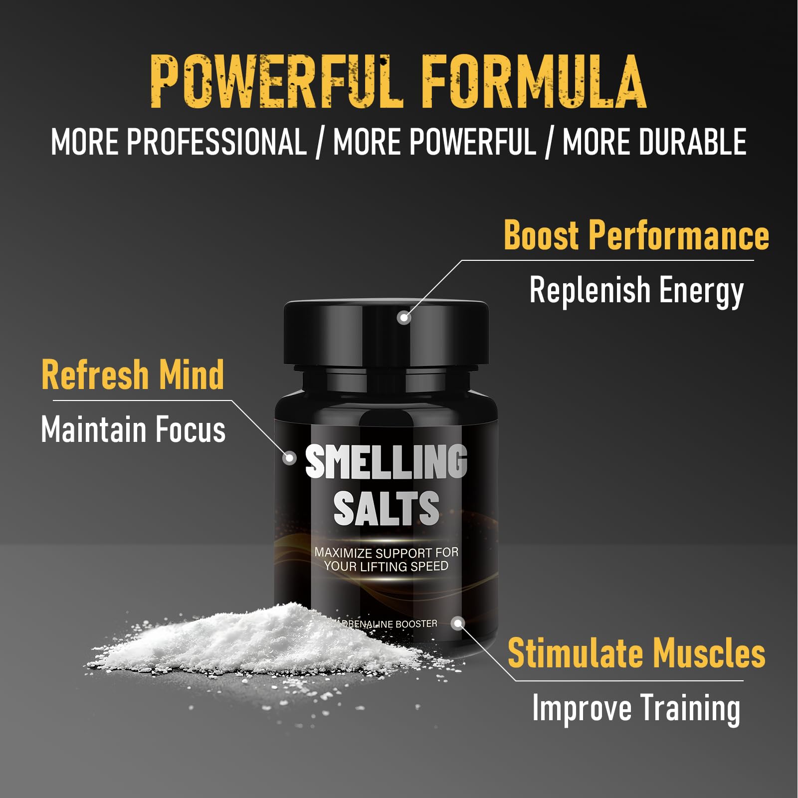 Stay Stoked Powerful Salts water dilution shake for customizable aroma and effect.