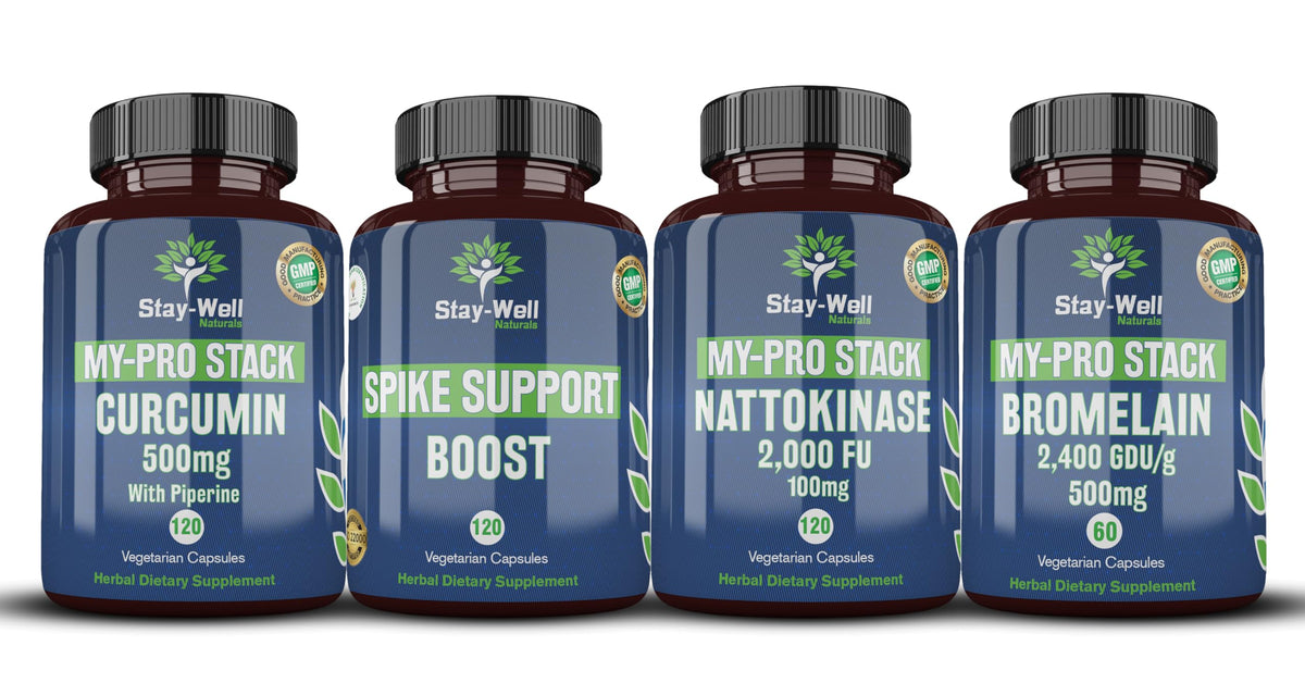 Stay-Well Naturals Spike Support bottle front highlighting immune support
