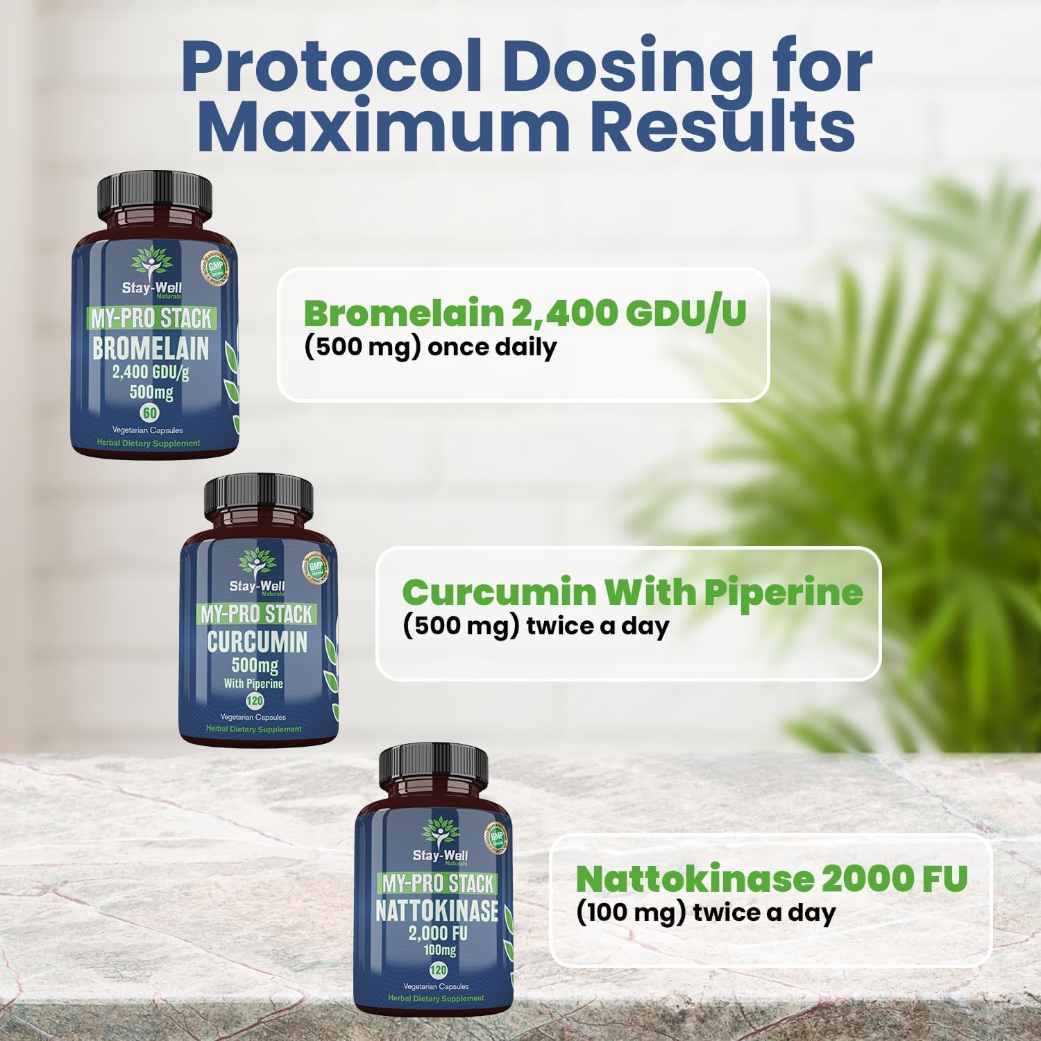 Stay-Well Naturals Spike Support nattokinase ingredient for circulation and immune support