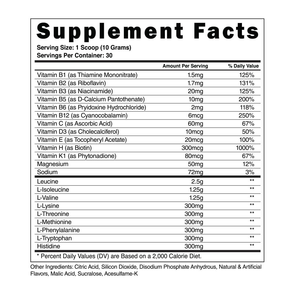 Steel Supplements BCaa-EAA powder tub Kiwi Strawberry packaging for flavorful fueling.