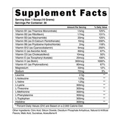 Steel Supplements BCaa-EAA powder tub Kiwi Strawberry packaging for flavorful fueling.