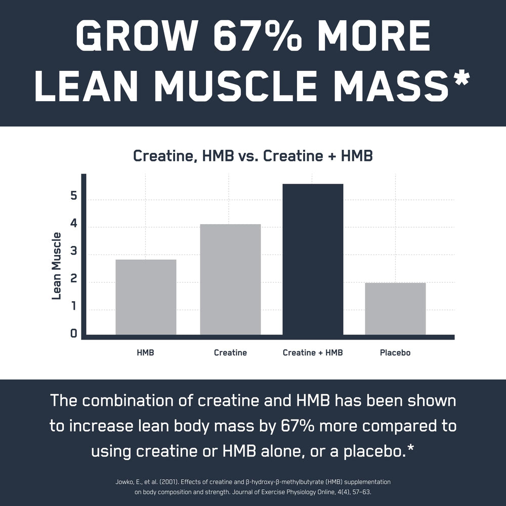 SteelFit Creatine HMB powder poured into glass showing easy mixability.