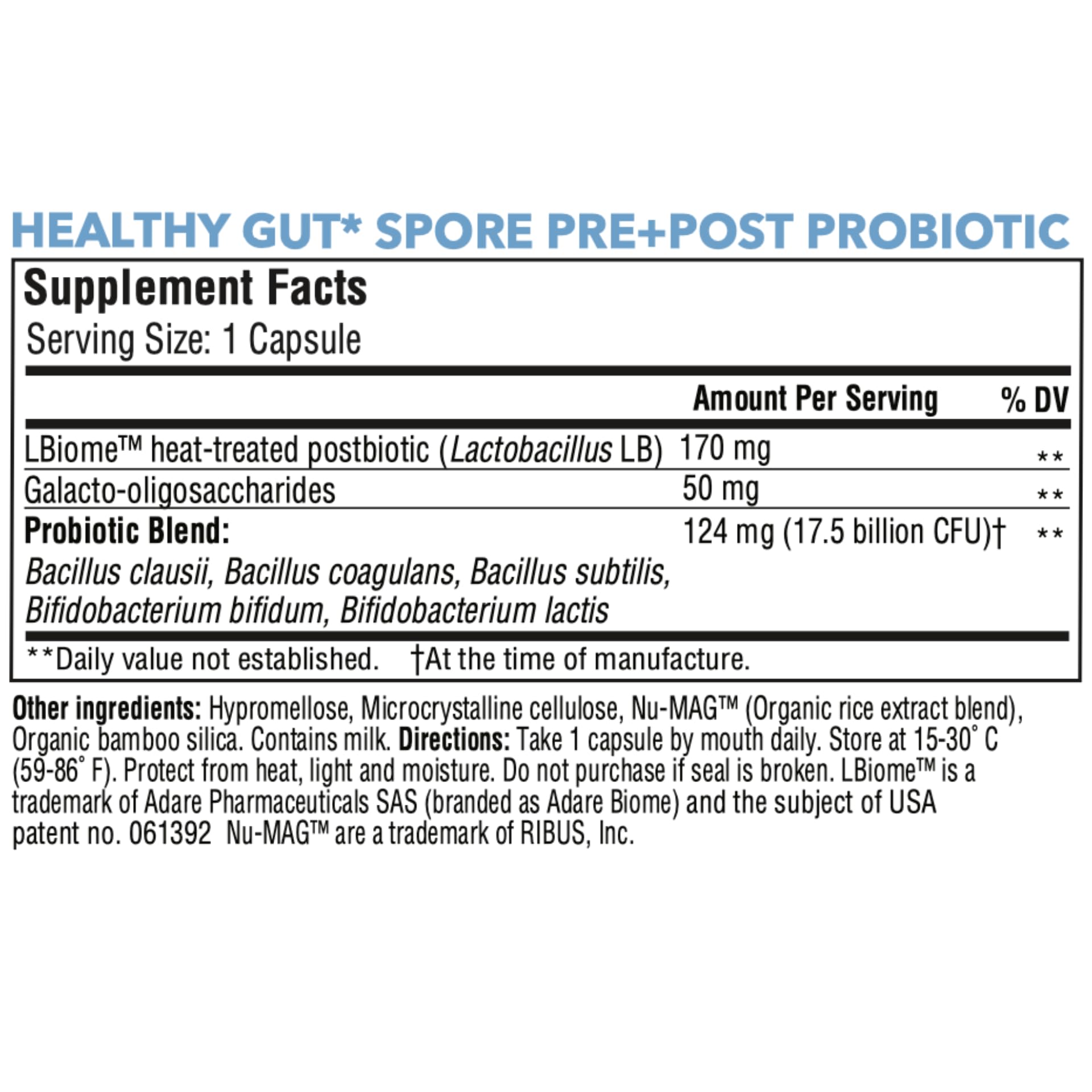 StellaLife label shows 44.5B CFU across 17 pre/pro/postbiotic strains.