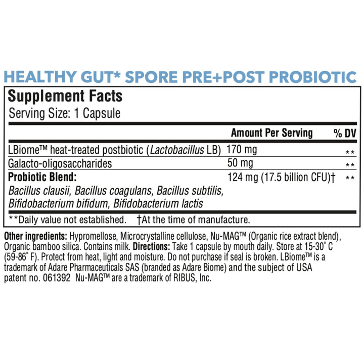StellaLife label shows 44.5B CFU across 17 pre/pro/postbiotic strains.