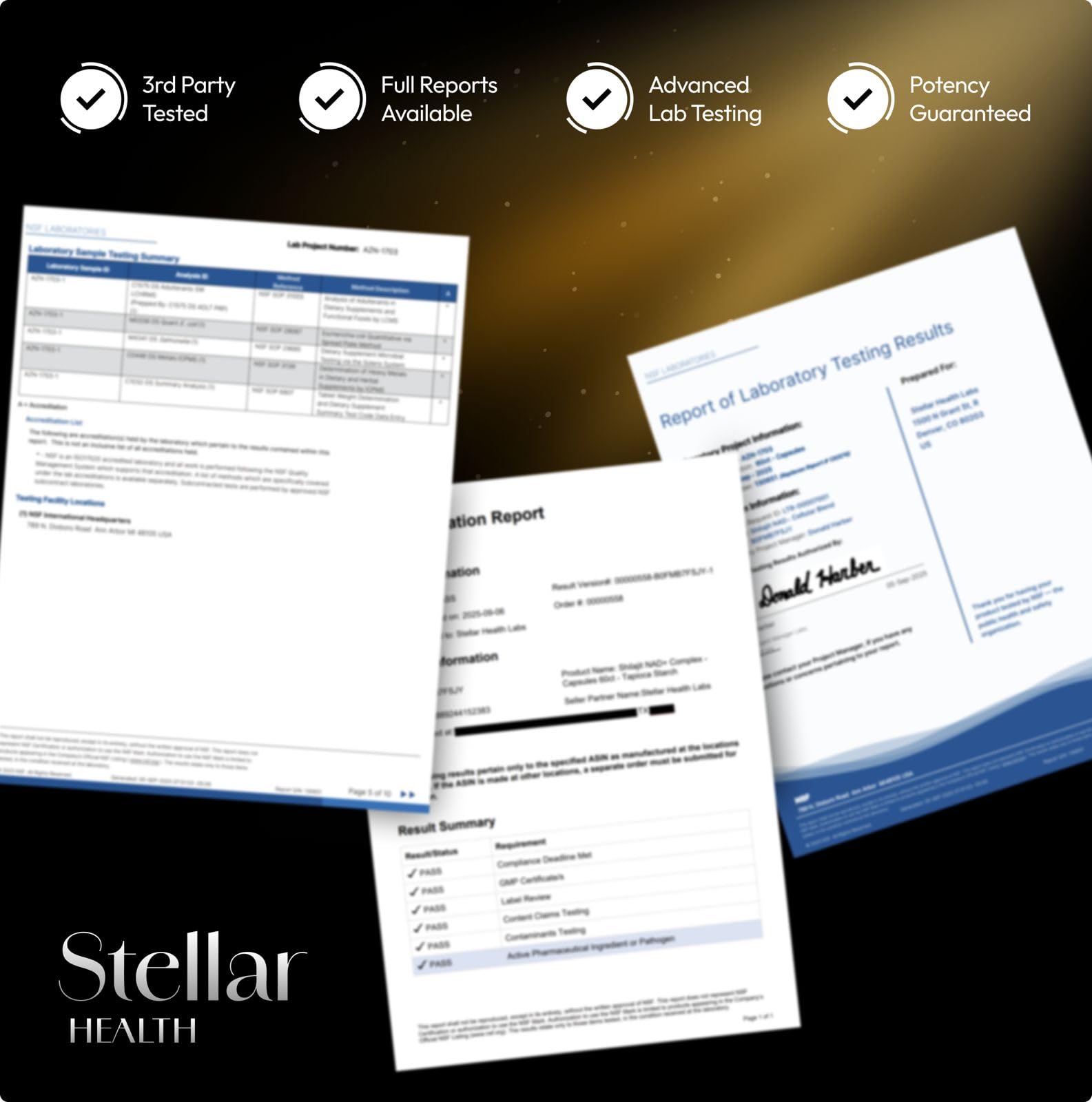 Stellar Health NR: potenciación de NAD+ para energía