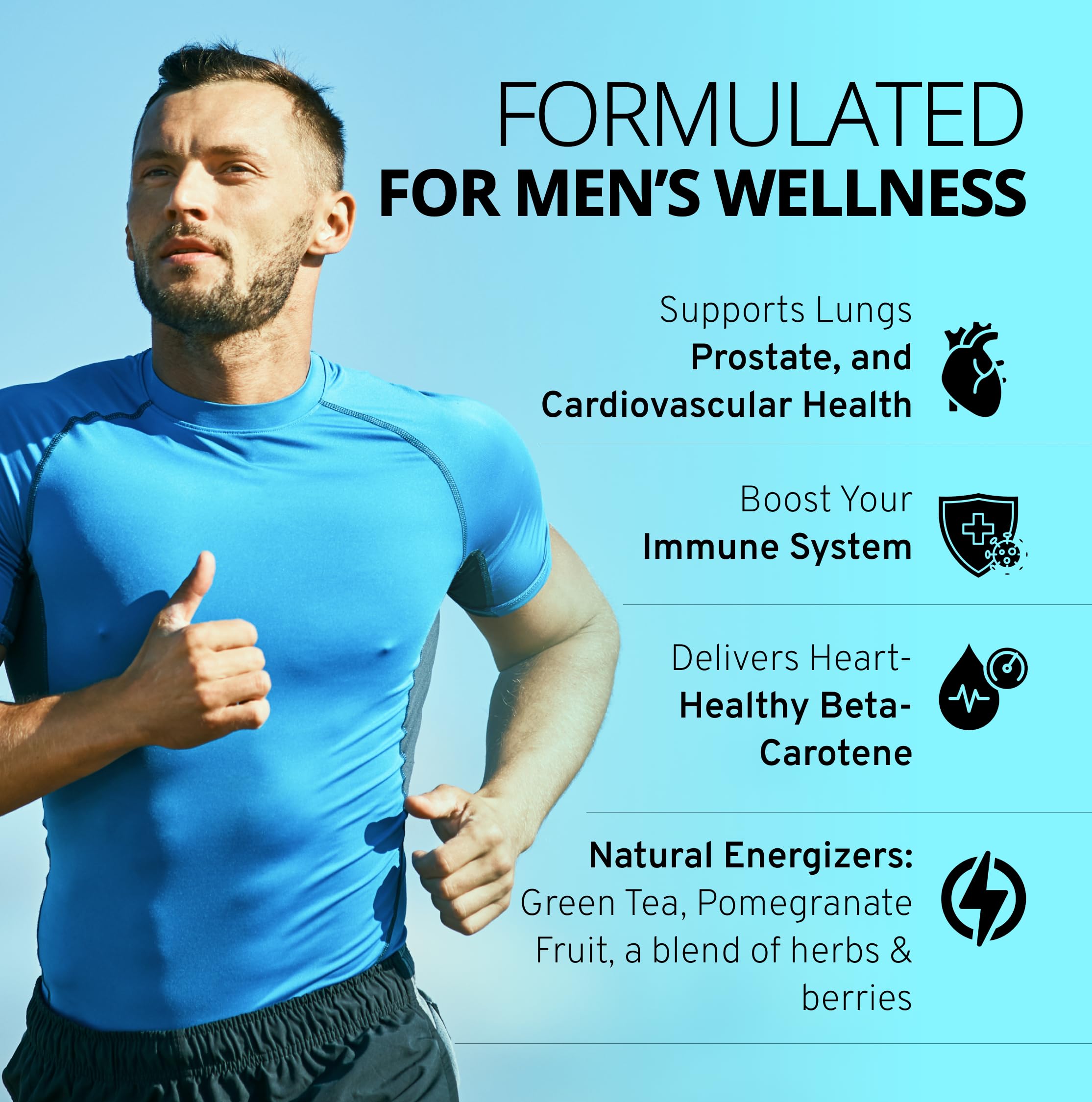 Digestive-friendly, iron-free formulation label and iconography