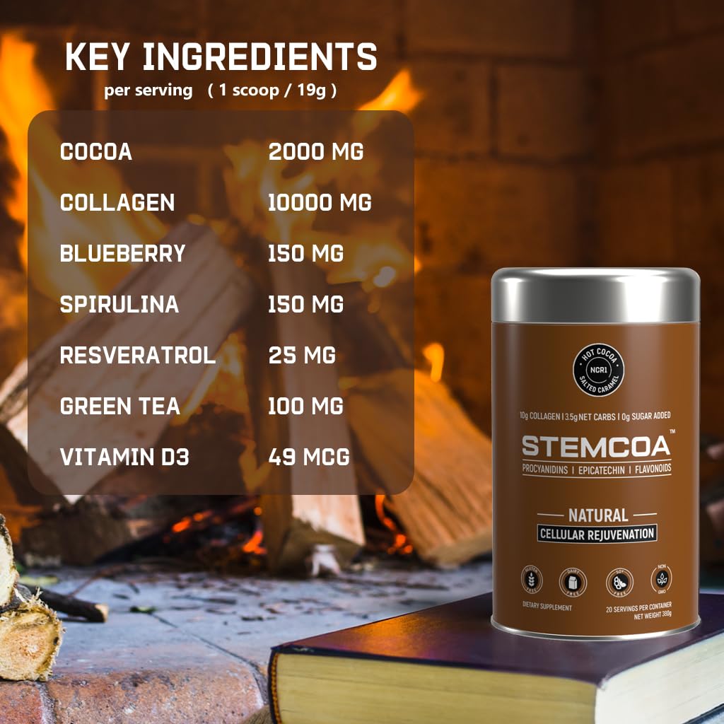 Stemcoa NCR1 glass with salted caramel shake showing creamy texture.