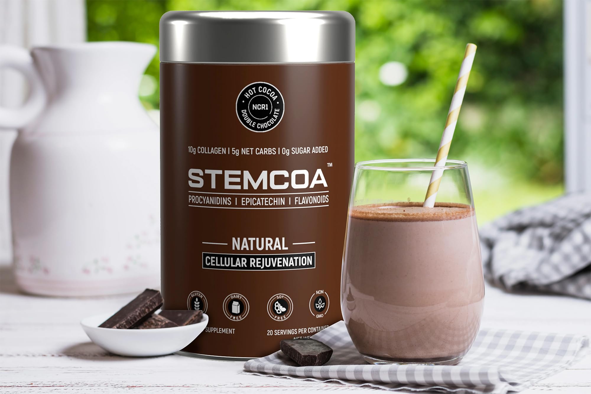 Stemcoa NCR1 green tea and vitamin D3 combo adds energy and vitality