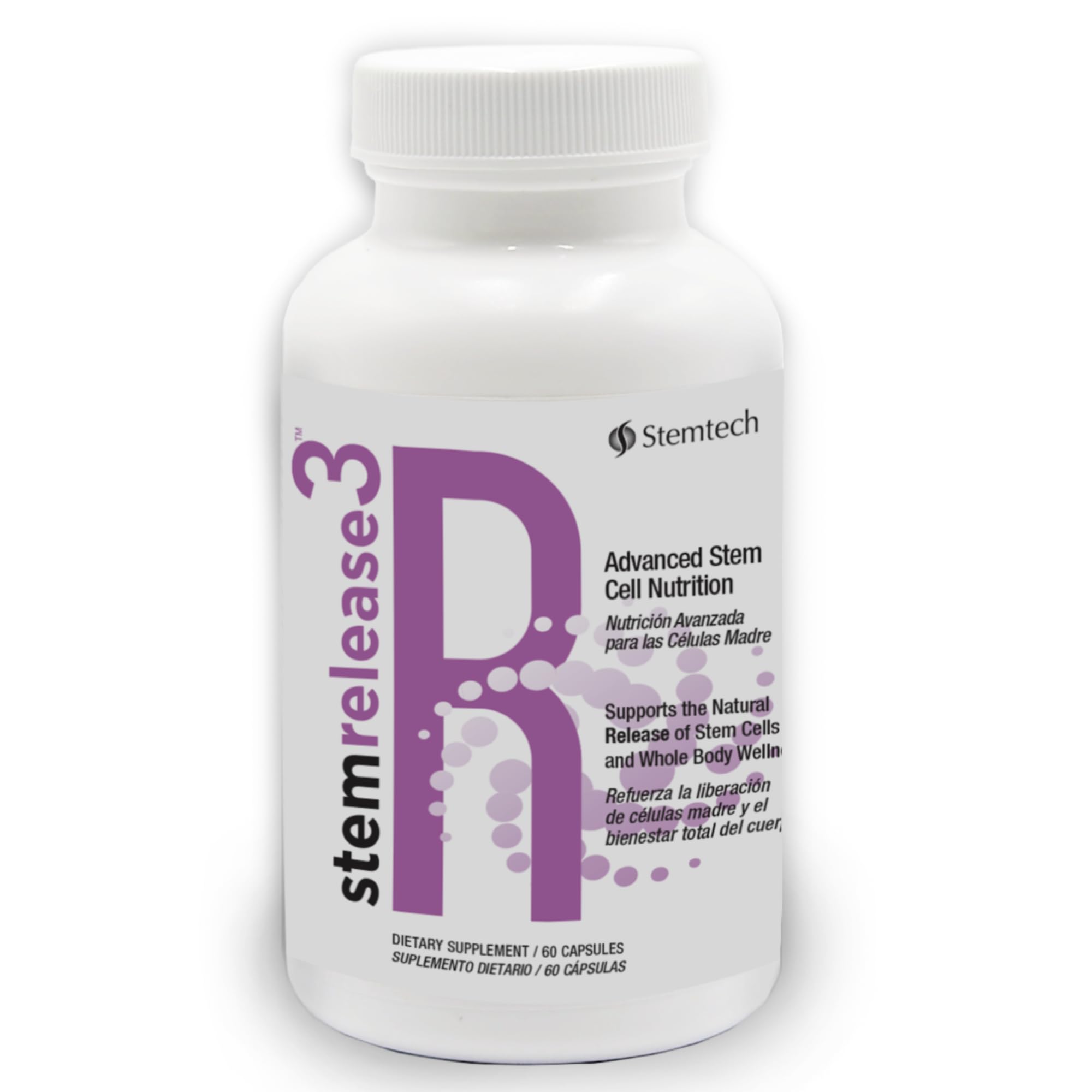 StemTech StemRelease3 bottle front view with premium packaging for reliable daily use.
