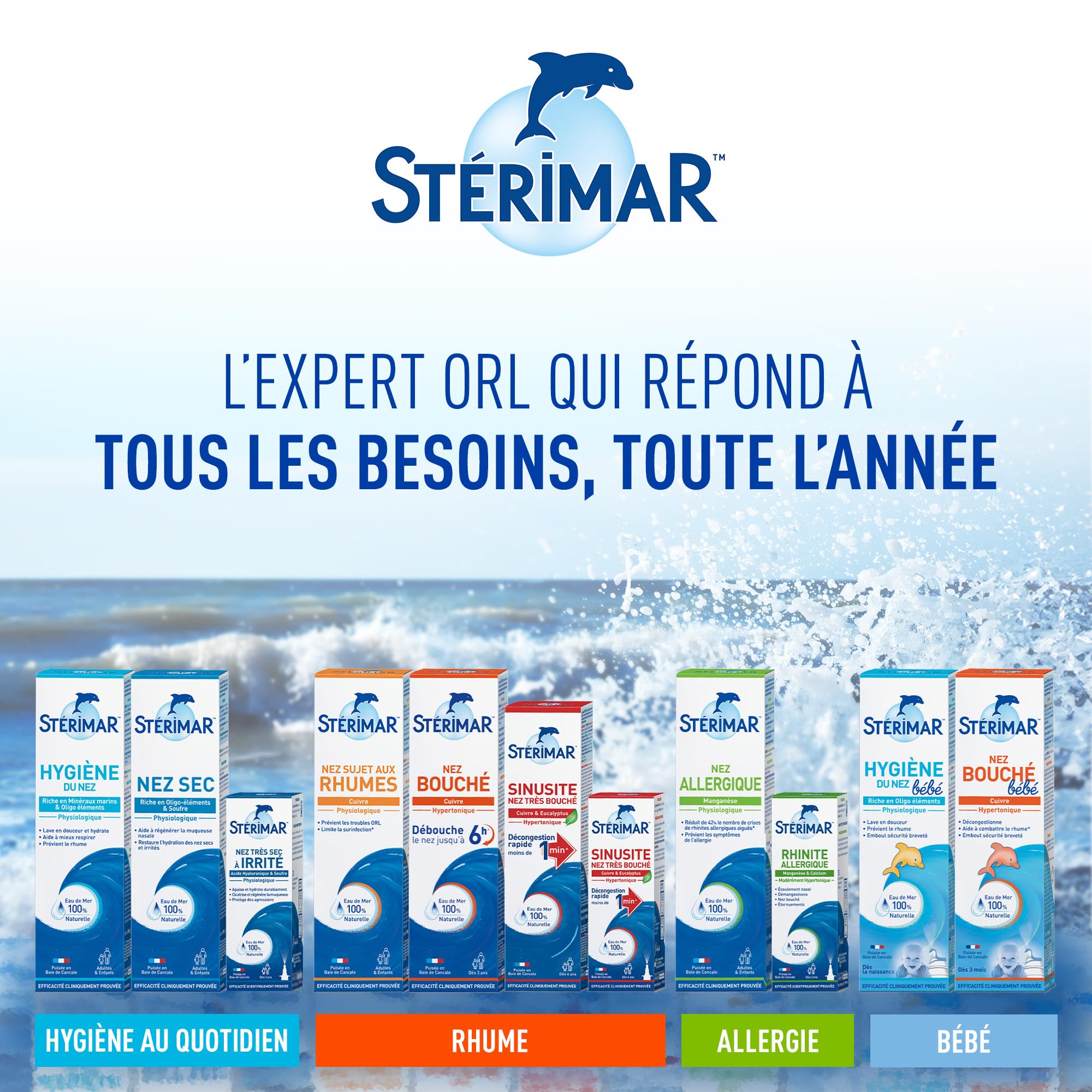 Sterimar family-friendly use suitable for adults and children over three