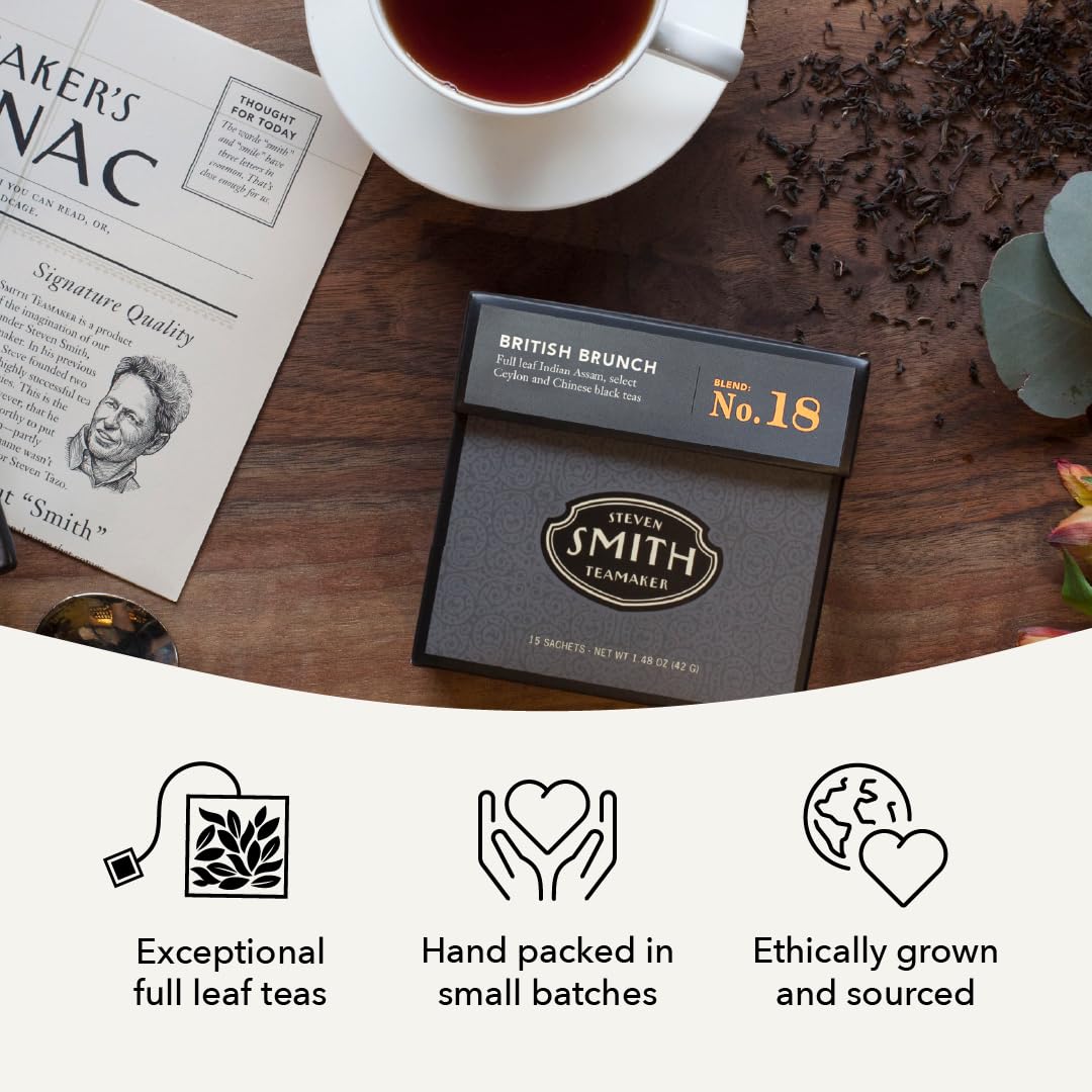 Plant-based, compostable sachets for convenient, eco-friendly brewing.