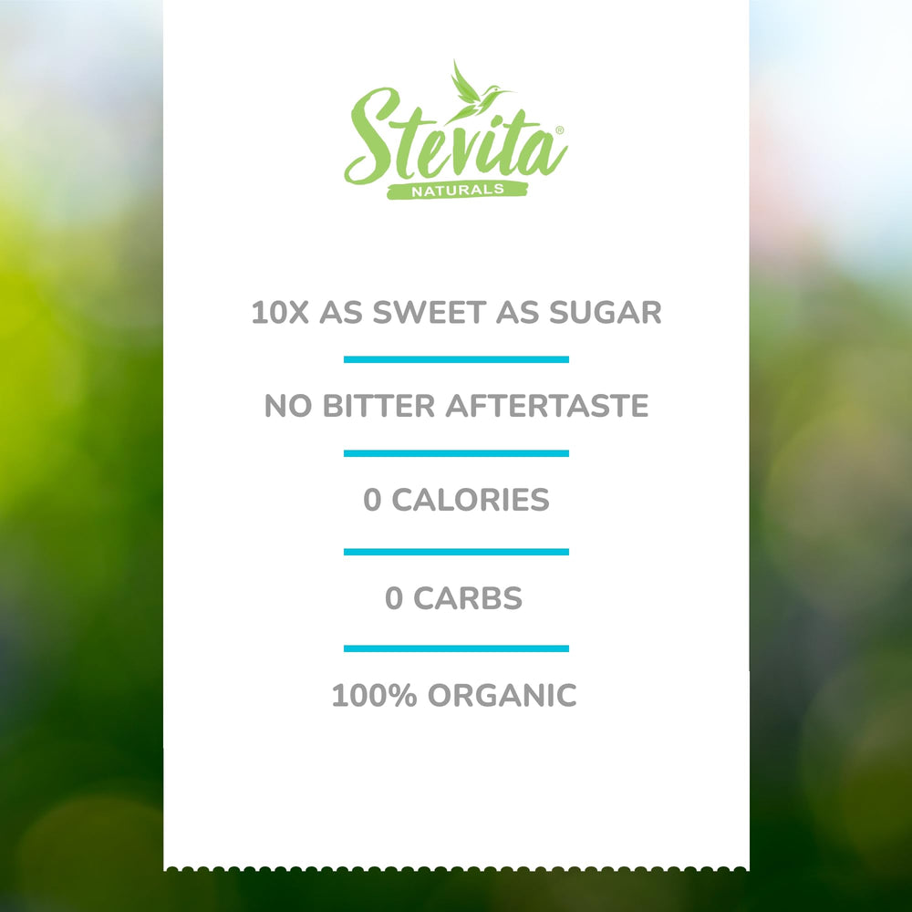 Spoon with Stevita substitute for precise coffee and tea sweetening