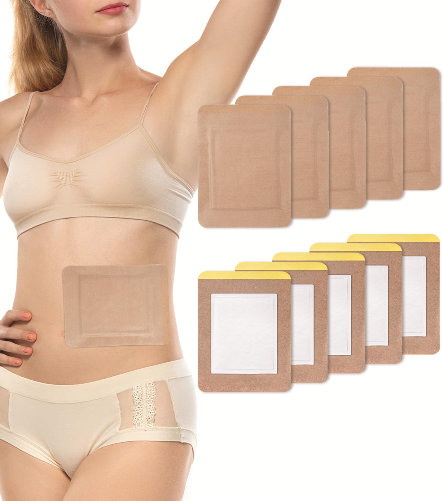STFOCE castor oil pack wrap leakproof bottom design for mess-free application