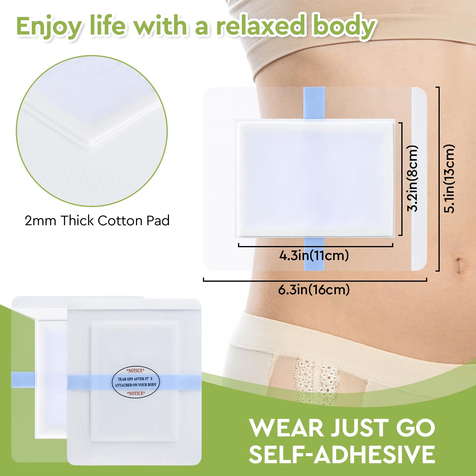 STFOCE elastic, secure-fit stays in place during daily activities.