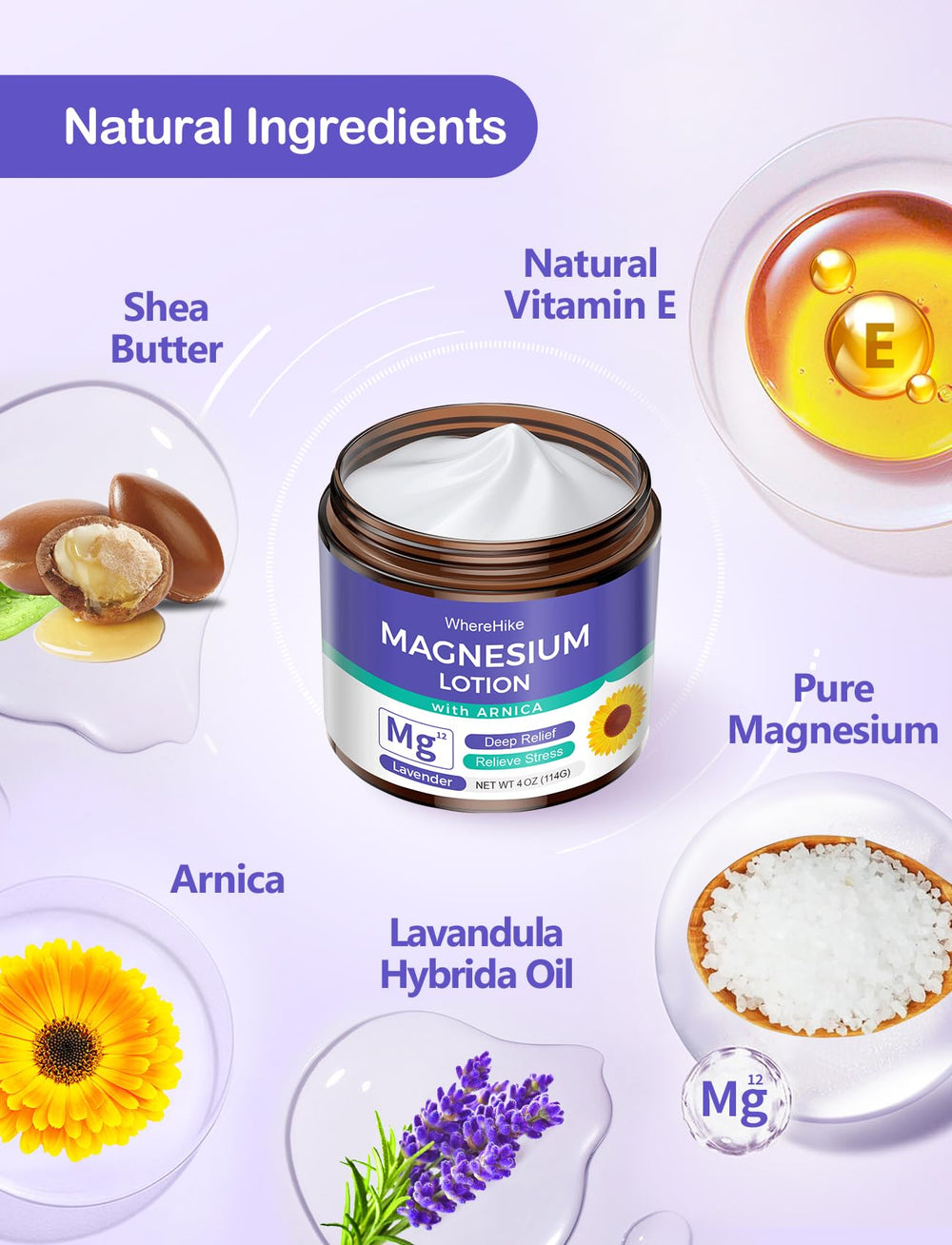 STILIP Magnesium Lotion with Arnica spread on skin after workouts for soothing relief.