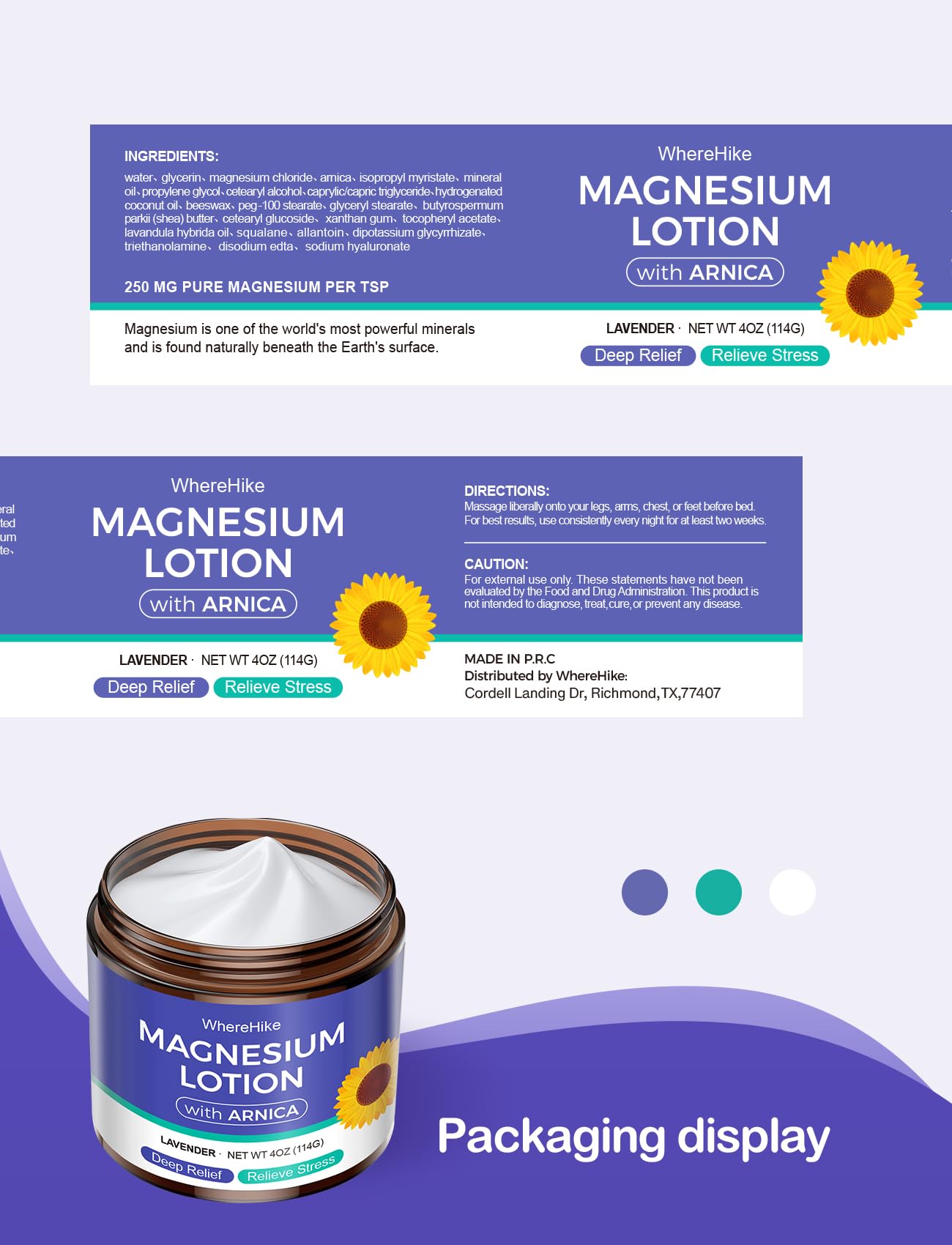 STILIP Magnesium Lotion with Arnica supports daily wellness rituals with soothing touch.