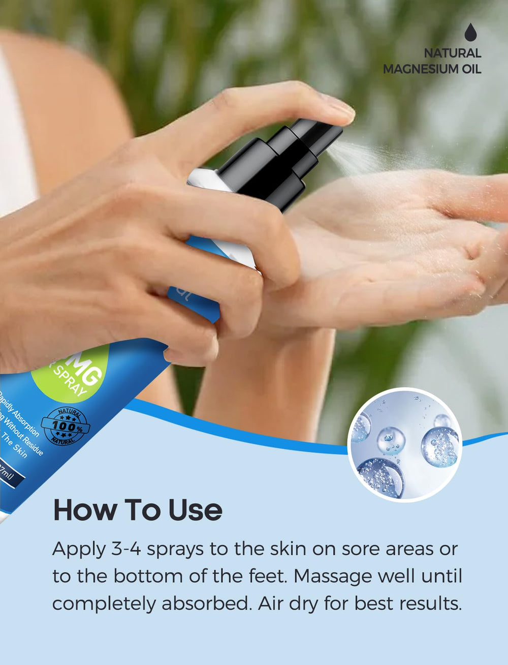 STILIP lavender-scented magnesium spray for post-workout routines